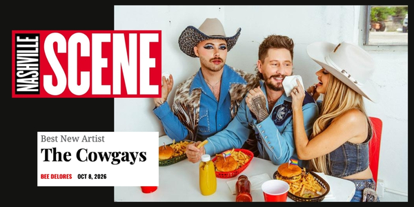 Editorial artwork for Best New Artist Nashville 2026: The Cowgays