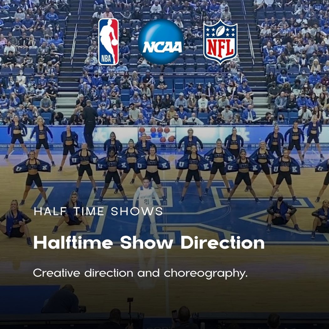 HALFTIME SHOWS — Halftime Show Direction